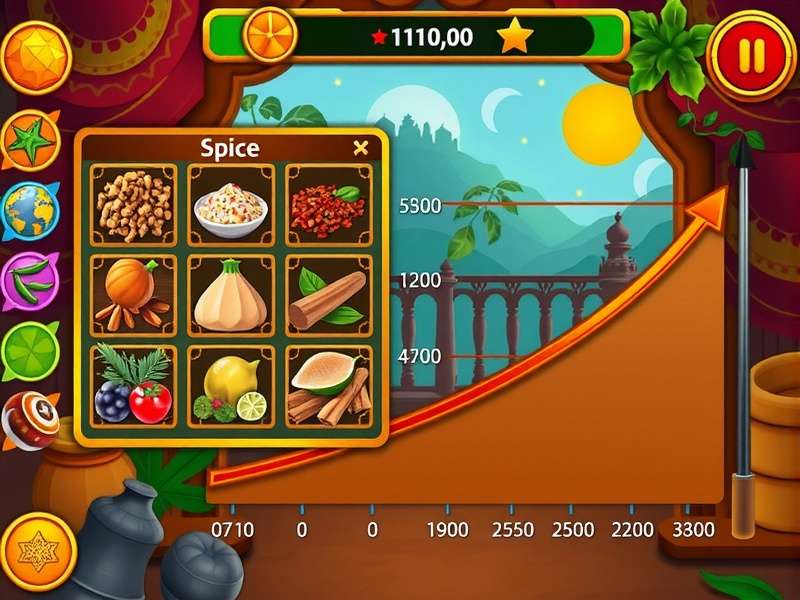 Chart showing Spice Blitz Champion download growth in India over time